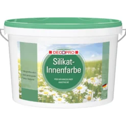 DecoPro Silikat-Innenfarbe weiß 5 Liter