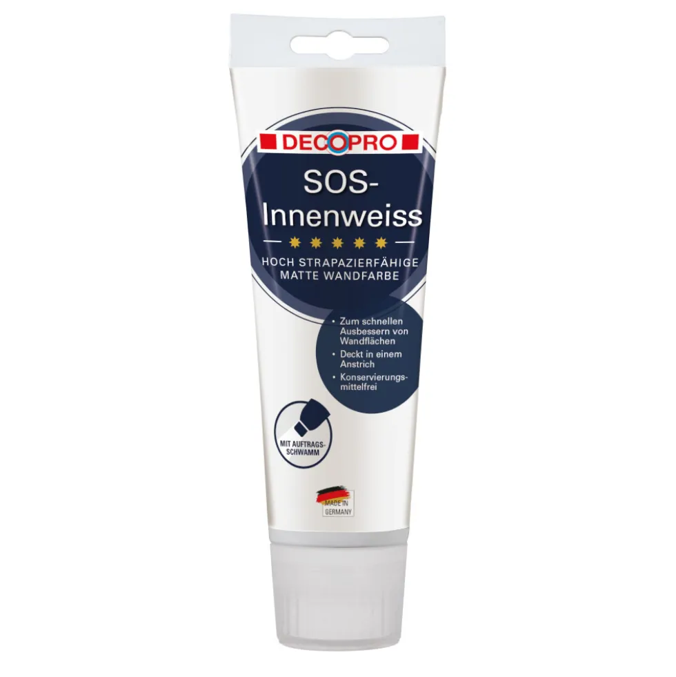 DECOPRO SOS Ausbesserungsfarbe weiß matt 100 ml