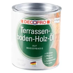 DECOPRO Terrassenboden-Holz-Öl 750 ml, naturbraun