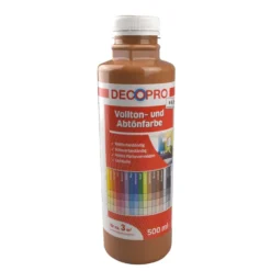 DECOPRO Vollton und Abtönfarbe caramel