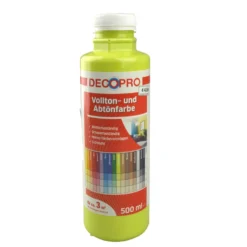 DECOPRO Vollton und Abtönfarbe apfelgrün