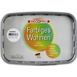 DECOPRO Wandfarbe 2,5 Liter schiefer matt