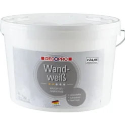 DECOPRO Wandweiß 10 Liter stumpfmatt