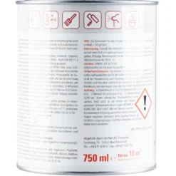 DECOPRO Wetterschutzfarbe braun seidenglänzend 750 ml