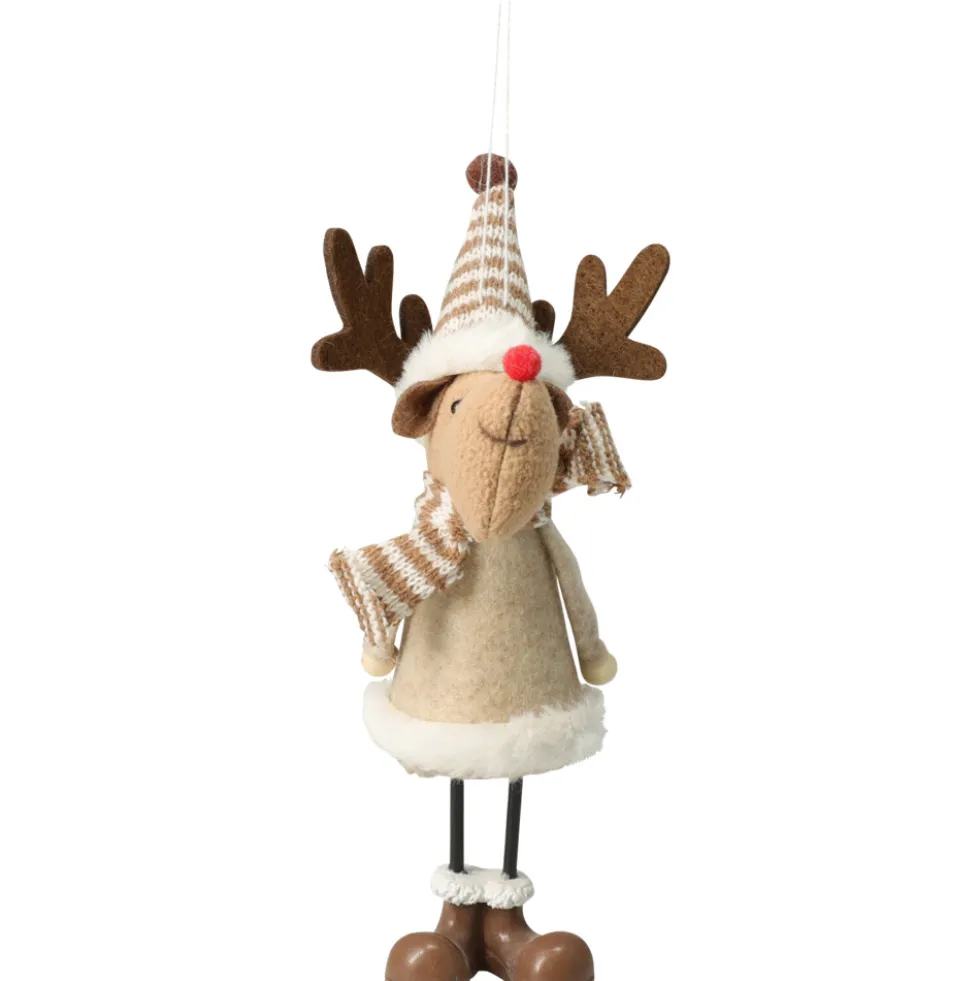 Dekofigur Rentier stehend 21 cm - 3-fach sortiert