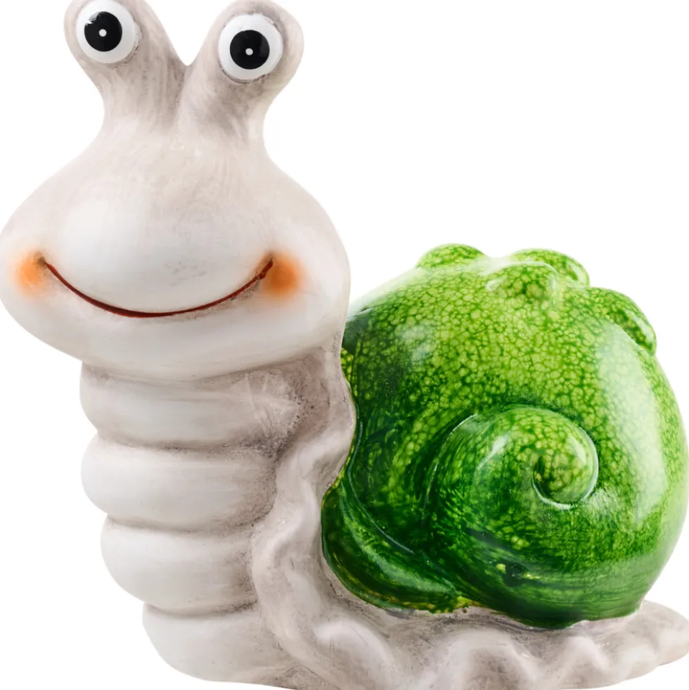 Dekofigur Schnecke oder Schildkröte, sortiert