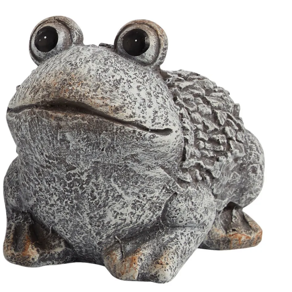 Deko-Steinfigur Frosch aus Magnesiumoxid