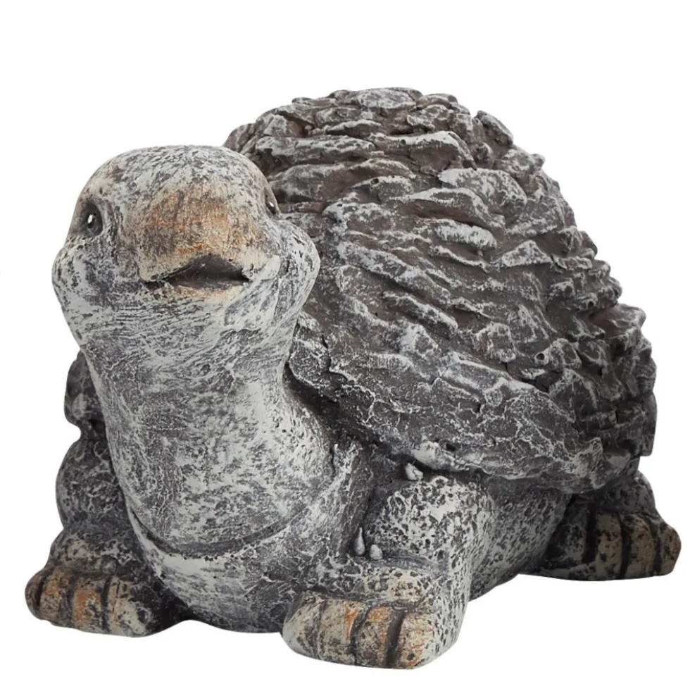 Deko-Steinfigur Schildkröte aus Magnesiumoxid
