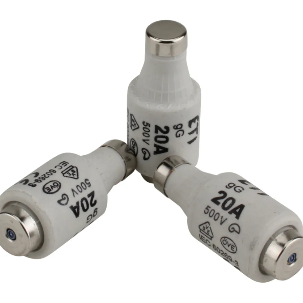 Diazed Sicherungseinsatz 20A 400V DII/E27, 5 Stück