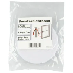 Dichtband 2 x 3,5 m Rollen mit I-Profil 9 x 4 mm