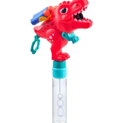 Dino-Pistole mit Seifenblasenstab, 4-fach sortiert