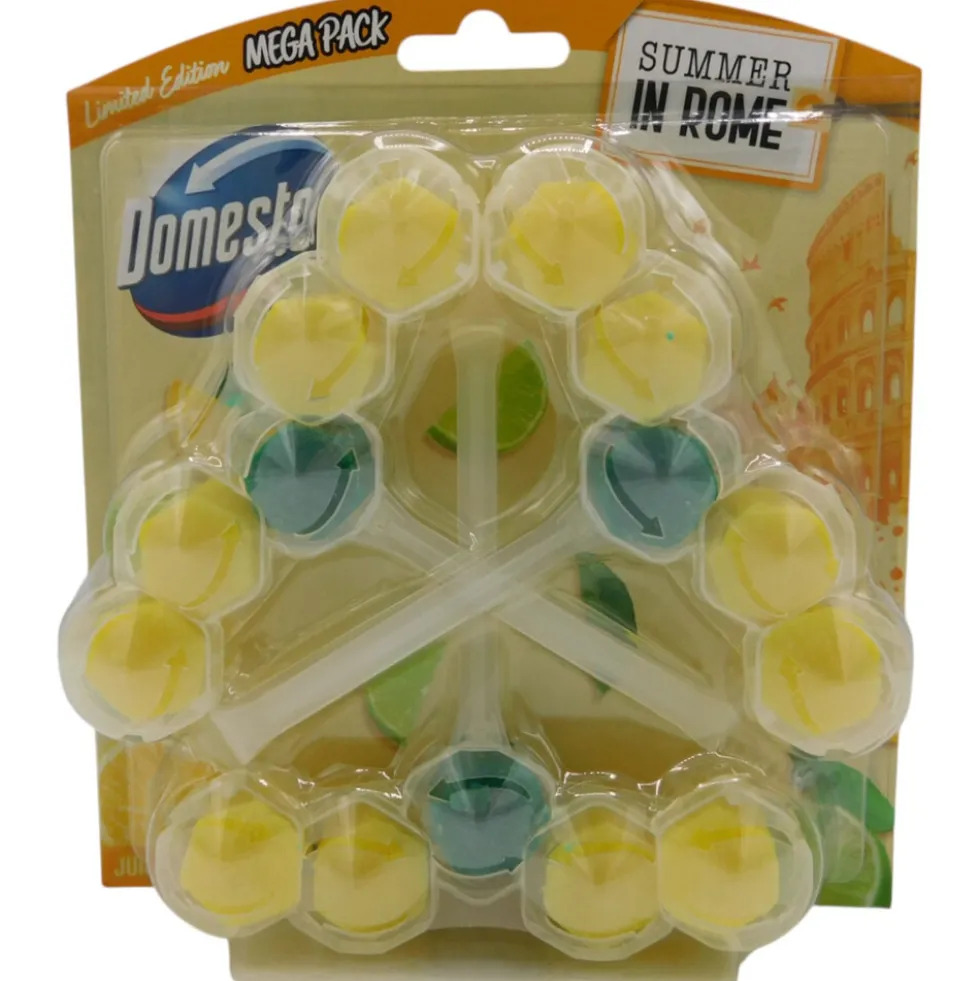 Domestos WC-Stein Power 5 Juicy Lemon 3 x 50 g