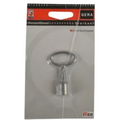 Dornschlüssel mit 8 mm Dreikantprofil