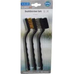 Drahtbürsten-Set 3-teilig 17,5 cm