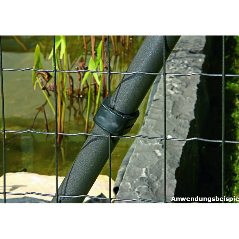 Drahtzaun-Set Fix-Clip Pro® anthrazit 25 m x 81 cm