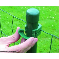 Drahtzaun-Set Fix-Clip Pro® grün 10 m x 102 cm