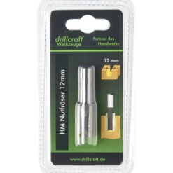Drillcraft HM-Nutfräser 12 mm