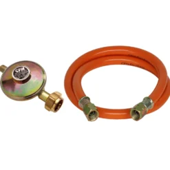 Druckregler-Set 50 mbar mit 80 cm Anschluss-Schlauch