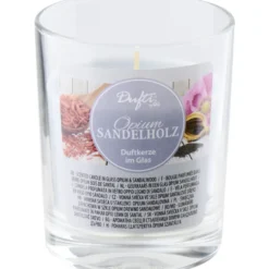 Duftkerze Opium Sandelholz im Glas