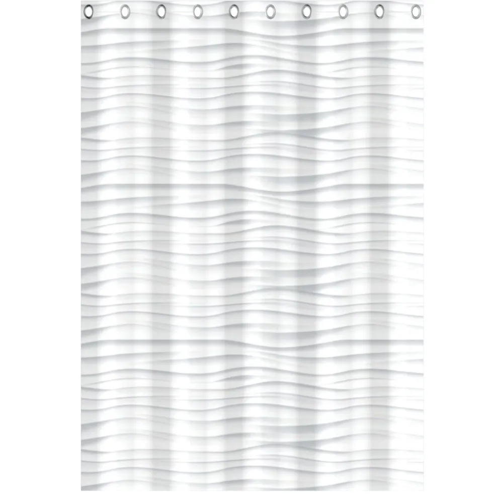 Duschvorhang White Wave