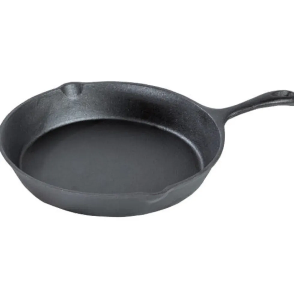 Dutch-Oven-Set 7-teilig aus Gusseisen in Holzkiste