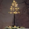3D-Weihnachtsbaum mit LEDs und Erdspieß