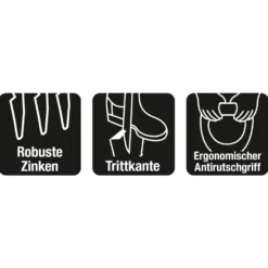 EASYmaxx Spatengabel mit Wurzelsäge