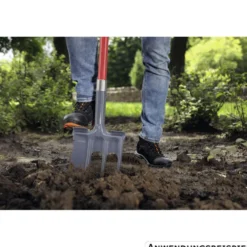 EASYmaxx Spatengabel mit Wurzelsäge