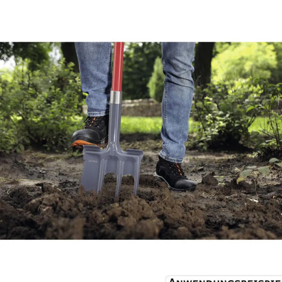 EASYmaxx Spatengabel mit Wurzelsäge