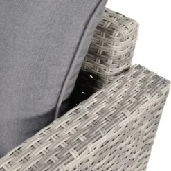 Eckbank-Lounge "Valencia Smoke" mit Aluminiumgestell B-Ware