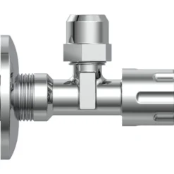 Eckregulierventil mit Schubrosette selbstdichtend 3/8"AG x 10 mm