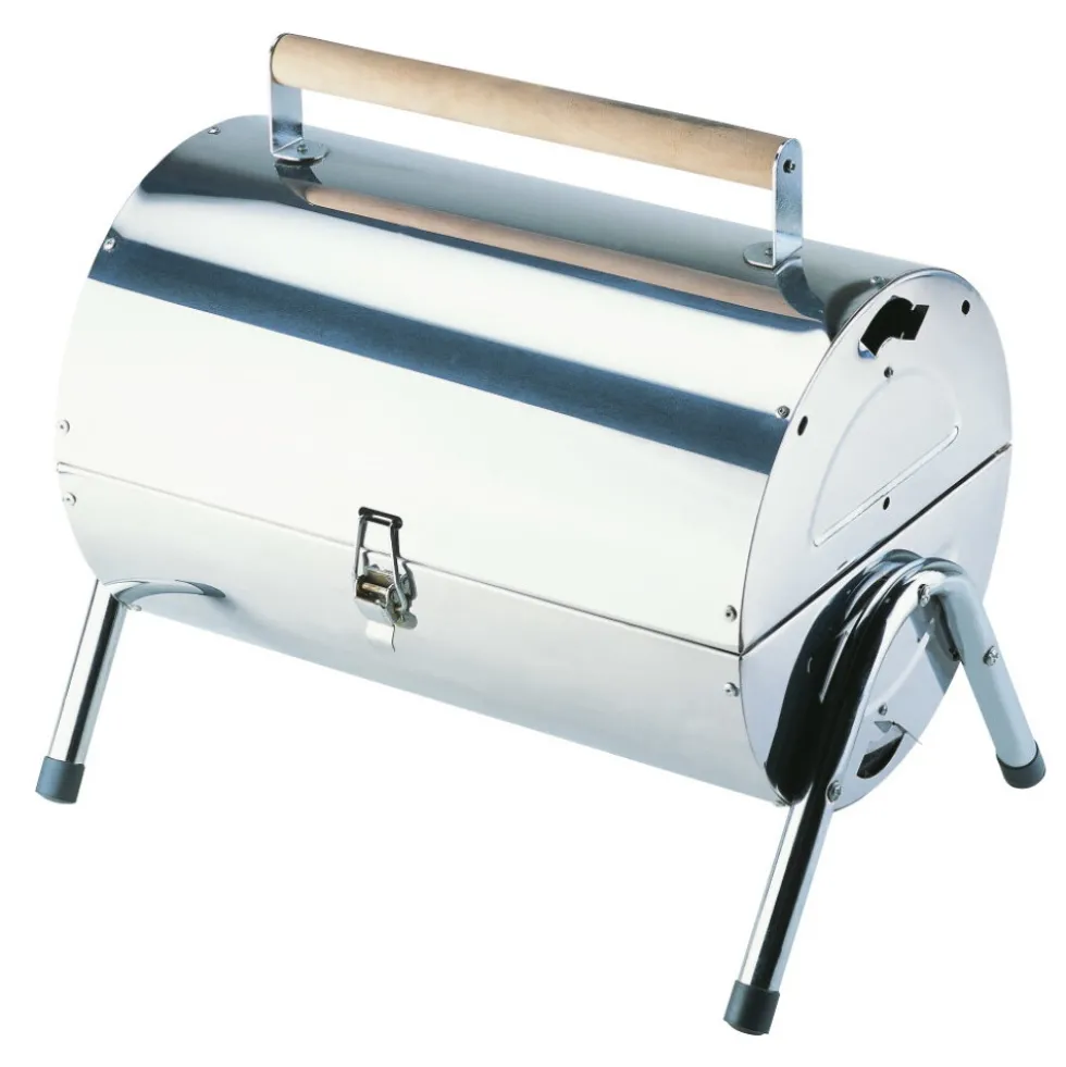 Edelstahl-Grilltonne