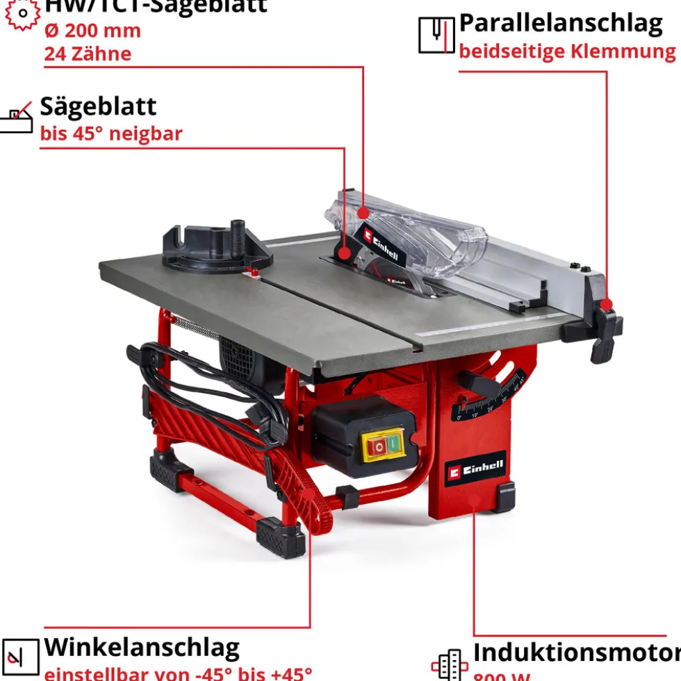 Einhell Tischkreissäge TC-TS 8 I