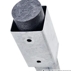 Einschlagbodenhülse 71x71x750mm Stahl feuerverzinkt