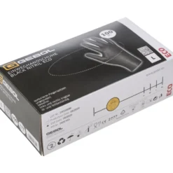 Einweghandschuhe Nitril Gr. 9 / L, 100 Stück schwarz
