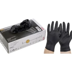 Einweghandschuhe Nitril Gr. 8 / M, 100 Stück schwarz