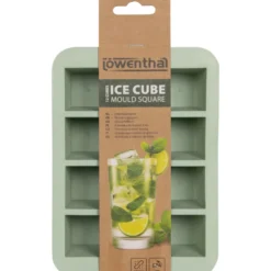 Eiswürfelform Silikon 12 Würfel Grün
