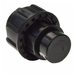 Endkappe Ø25mm PP Kunststoff in Schwarz