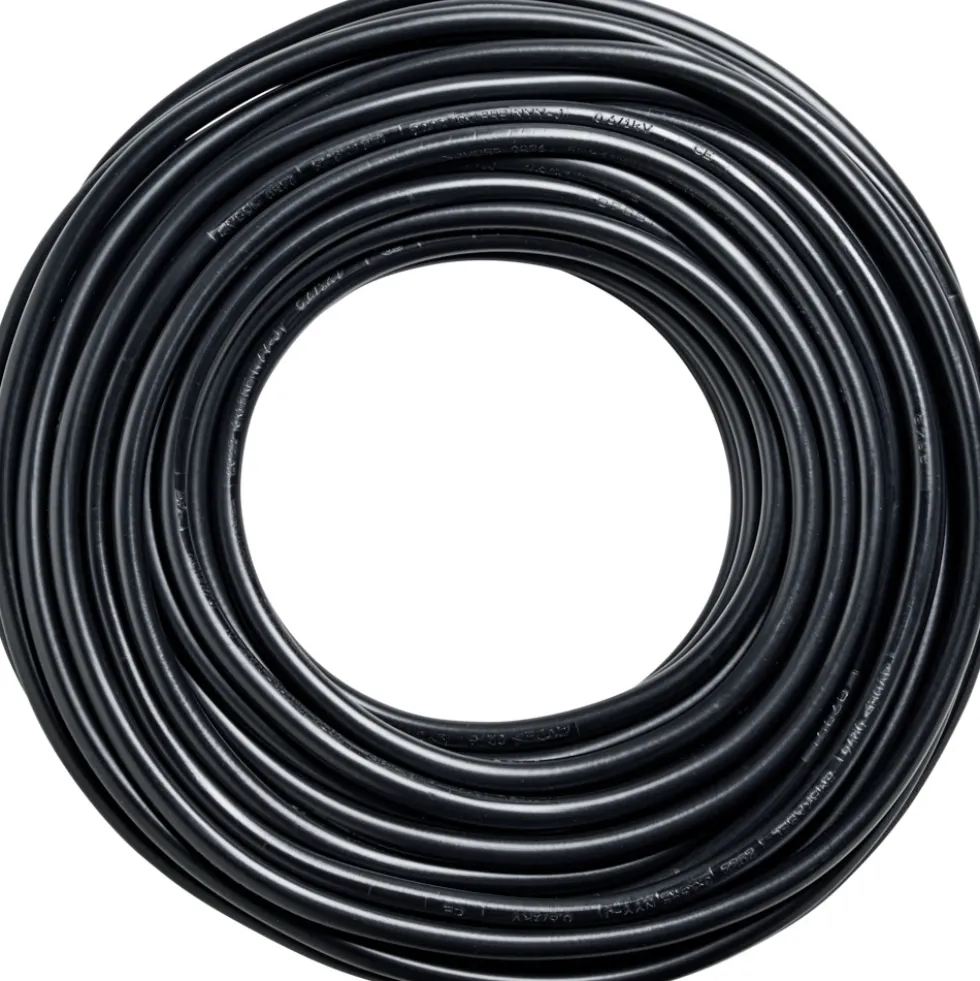 Erdkabel 3x1,5mm² schwarz 25m PVC ummantelt