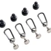 4er-Set Magnete mit Karabiner