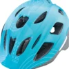 Fahrradhelm für Kinder türkis, 53 - 55 cm mit LED