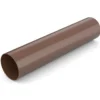 Fallrohr 200 cm PVC braun NW 90 mm