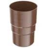 Fallrohrmuffe NW 90 PVC braun