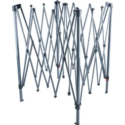 Faltpavillon 3x3m anthrazit mit Metallgestell