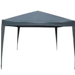 Faltpavillon 3x3m anthrazit mit Metallgestell