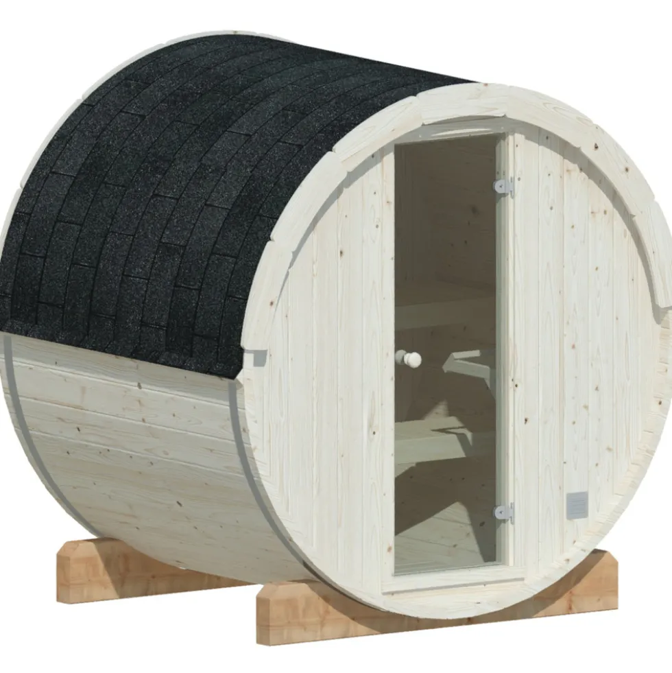 Fasssauna "Anita" 0,9 m² inkl. Ofen 3,6 kW