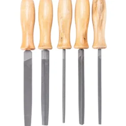Feilensatz mit Holzgriff 5-teilig 150 mm