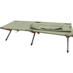 Feldbett 188 x 64 x 42 cm Hellgrau bis 120 kg