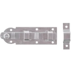 Fensterriegel80mm gerade aus Edelstahl mit Knopfgriff