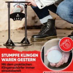 Feuergraf Holzspalter mit Klingenschärfer